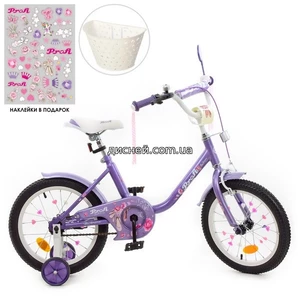 Детский велосипед PROF1 18д. Y1883-1K Ballerina, с корзинкой - Дитячий велосипед PROF1 18д. Y1883-1K